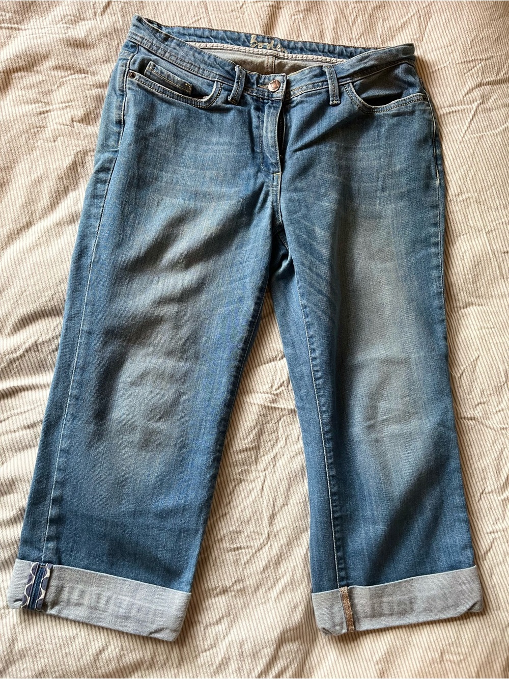 Boden Capri Jeans, crop denim size 8